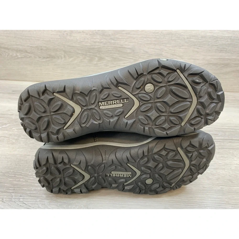 Merrell Aurora Tall Ice Women's Winter Boots‎ Waterproof Grizzle Grey 10 Shoes
